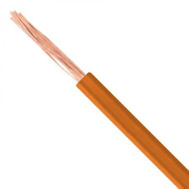 Καλώδιο NYAF HO5V-K 1x1mm² Πορτοκαλί