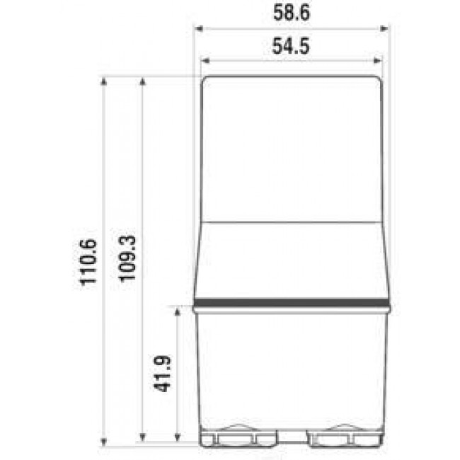 Διακόπτης Λυκόφωτος Επίτοιχος Λευκό IP54 230V 10.41 FINDER