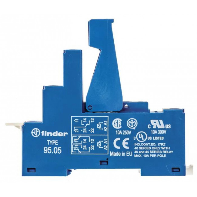 Βάση Ράγας Για Relay Μίνι 2P 95.05SPA FINDER