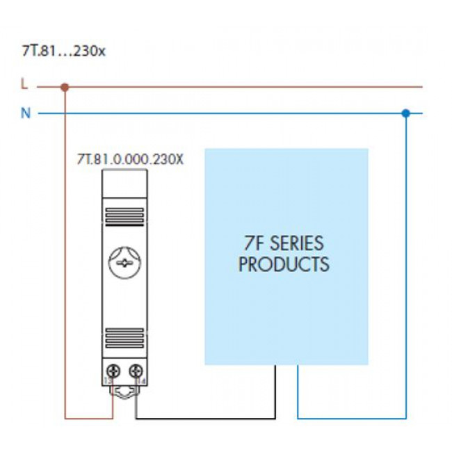 Θερμοστάτης Ράγας NC 7T.81 FINDER