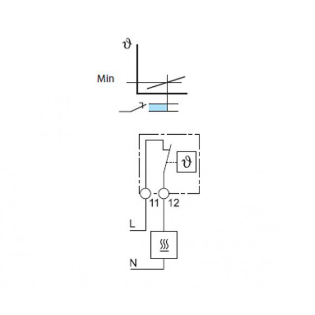 Θερμοστάτης Ράγας NC 7T.81 FINDER