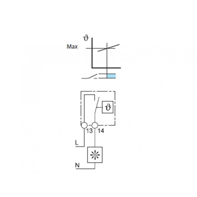 Θερμοστάτης Ράγας NC 7T.81 FINDER