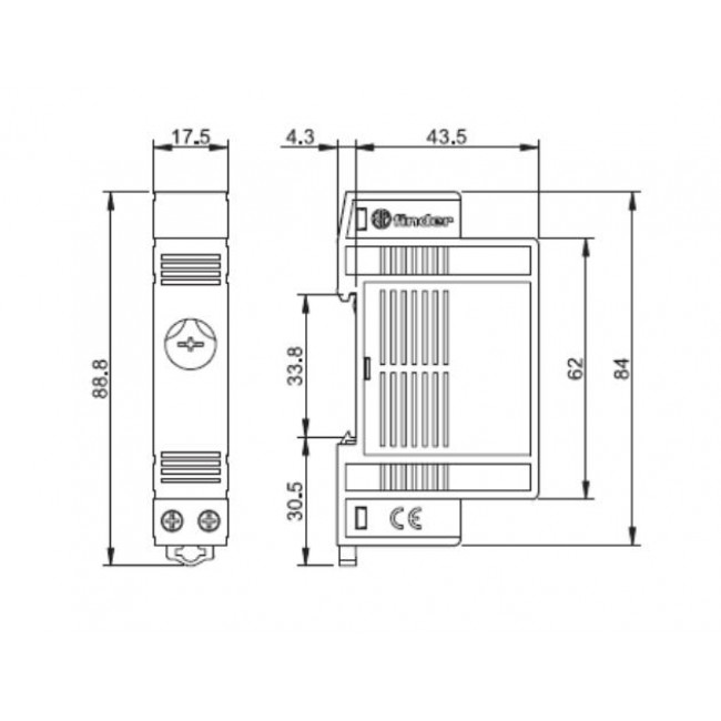 Θερμοστάτης Ράγας NC 7T.81 FINDER