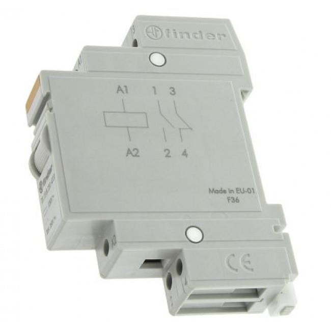 Ρελέ Ισχύος Ράγας 2P 20A 1NO+1NC 24VAC 22.23 FINDER