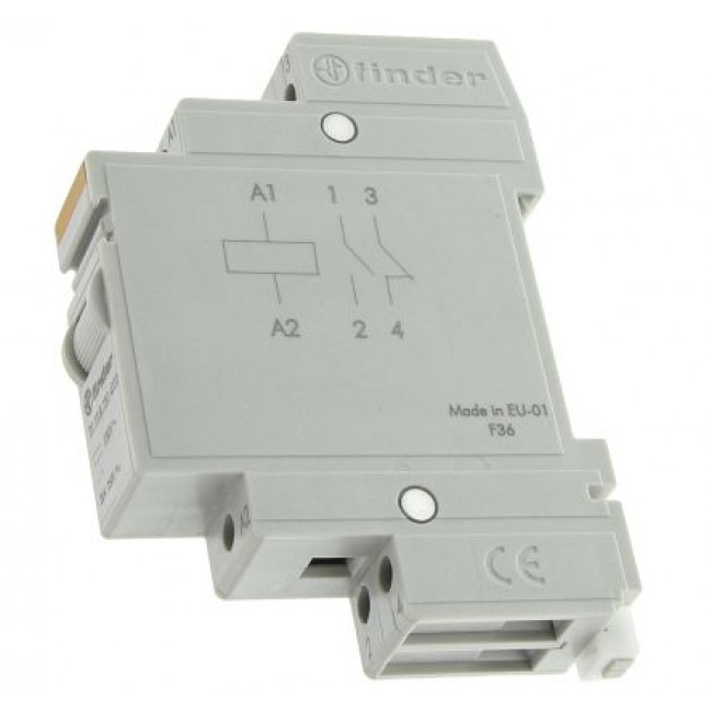 Ρελέ Ισχύος Ράγας 2P 20A 1NO+1NC 230V 22.23 FINDER