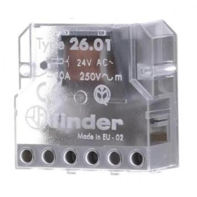 Ρελέ Με 2 Βήματα 1P 1NO 24VAC 10A 2601 FINDER