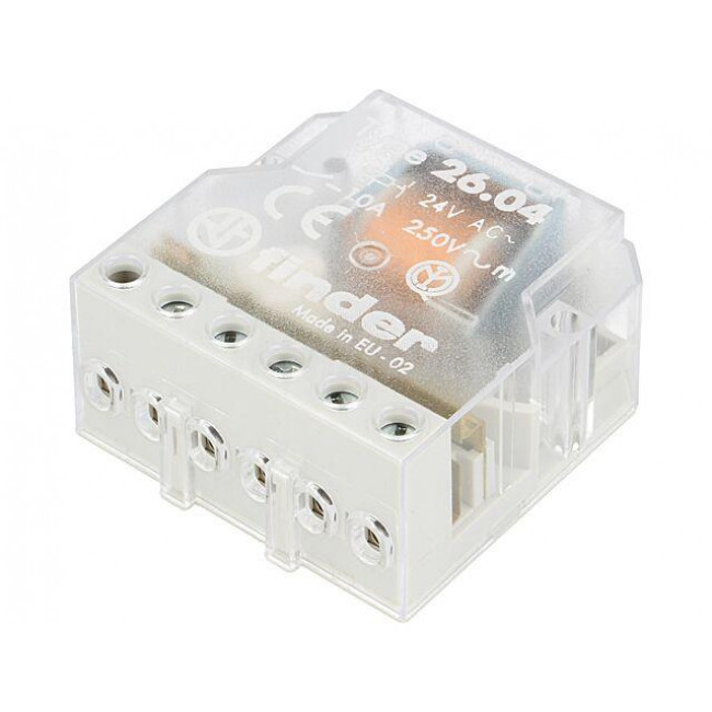 Ρελέ Με 4 Βήματα 2P 2NO 12VAC 10A 2604 FINDER
