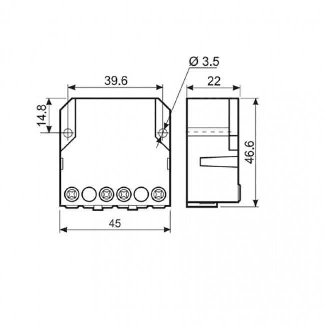 Ρελέ Με 4 Βήματα 2P 2NO 12V AC 10A 2608 FINDER