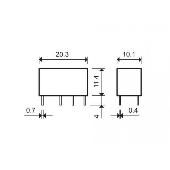 Ρελέ Μινιατούρας 2P 24V DC 2A 30.22 FINDER