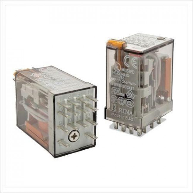 Ρελέ Μεσαίο 4P 24V DC 7A Solder 5534 FINDER