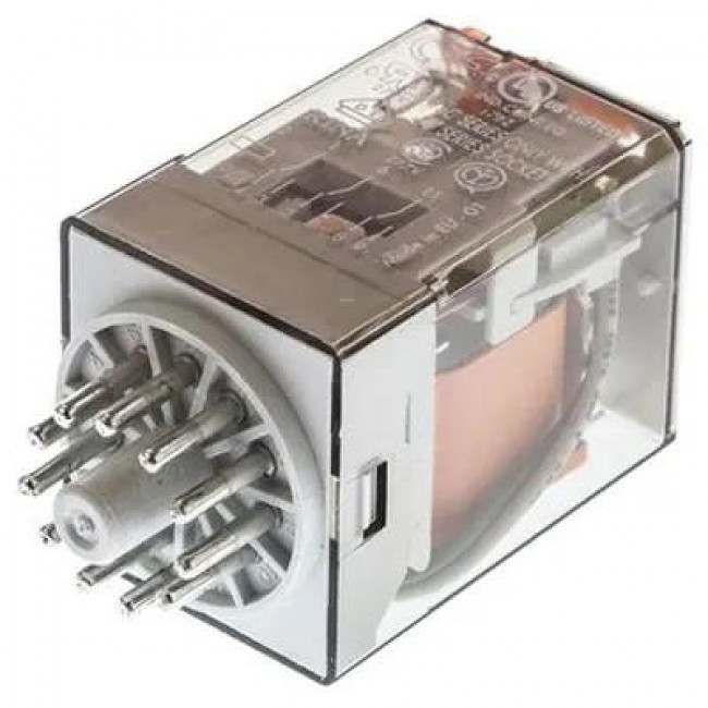 Ρελέ Τύπου Λυχνίας 11P 230V AC 10A 6013 FINDER