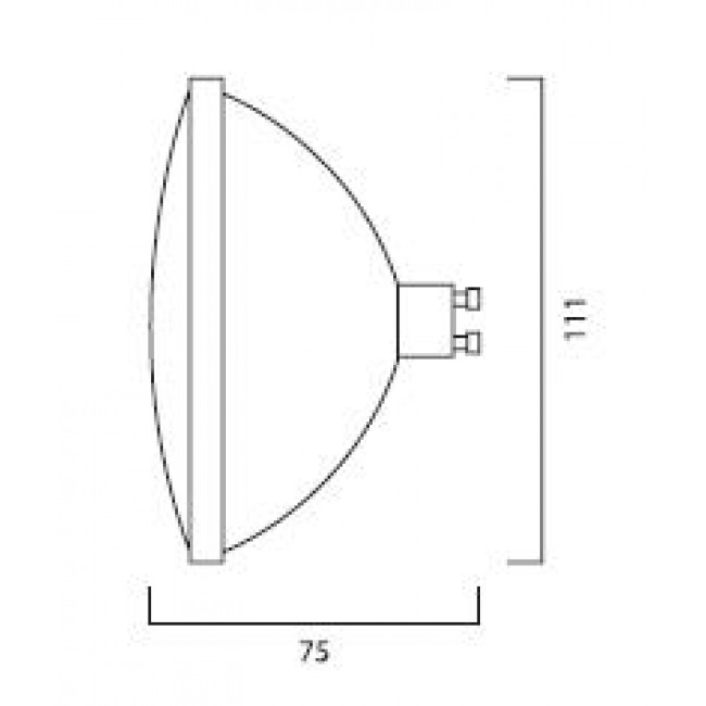 Λάμπα HID ES111 35W GU10 3000k 24° Britespot ES111 SYLVANIA