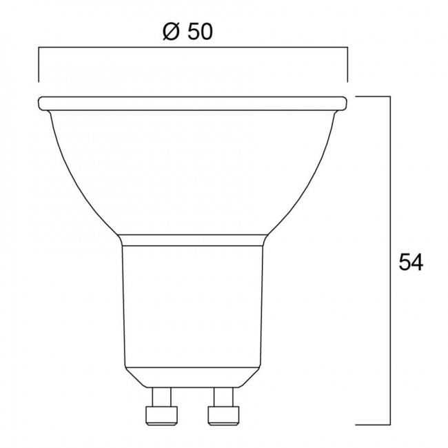 Λάμπα LED 4.5W GU10 6500k 230V 36° Dimmable Retro SYLVANIA