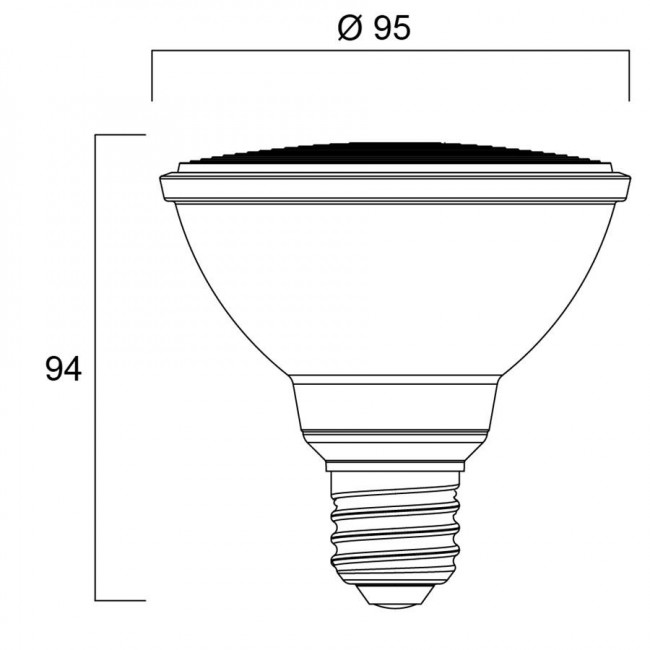 Λάμπα LED PAR30 11W E27 3000K 230V 36° Dimmable RefLED SYLVANIA