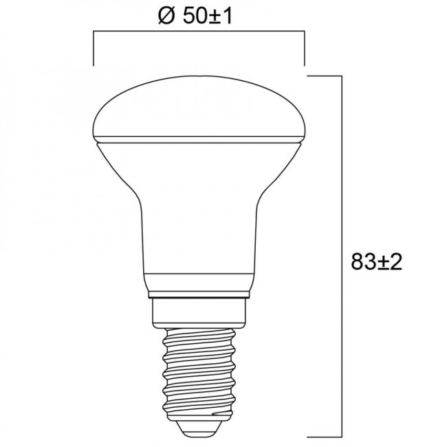 Λάμπα LED R50 4.9W E27 6500k 230V 0029207 SYLVANIA