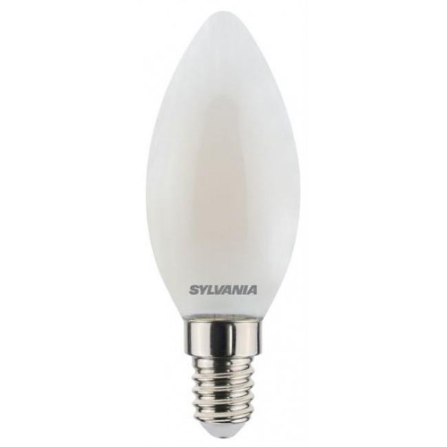 Λάμπα LED Κερί 4.5W E14 2700Κ 230V Filament Frosted 0029482 SYLVANIA
