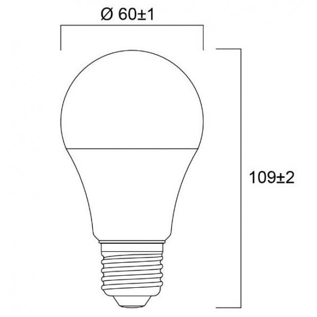 Λάμπα LED Κλασική 8W E27 2700k 230V 0029581 SYLVANIA
