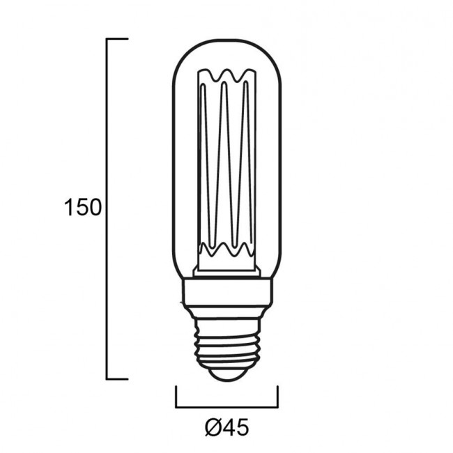 Λάμπα LED Classic T 2.5W E27 2000Κ 230V Filament Mirage SYLVANIA