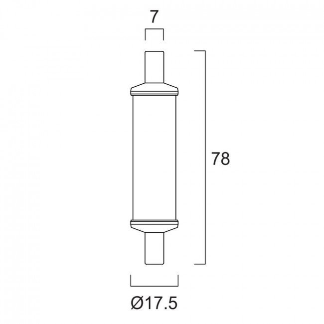 Λάμπα LED 5.6W R7s 2700k 230V ToLEDo RT 0030771 SYLVANIA
