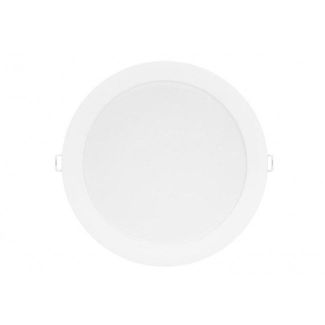 Πάνελ LED Χωνευτό 24W 4000K Στρογγυλό Λευκό Start Eco SYLVANIA