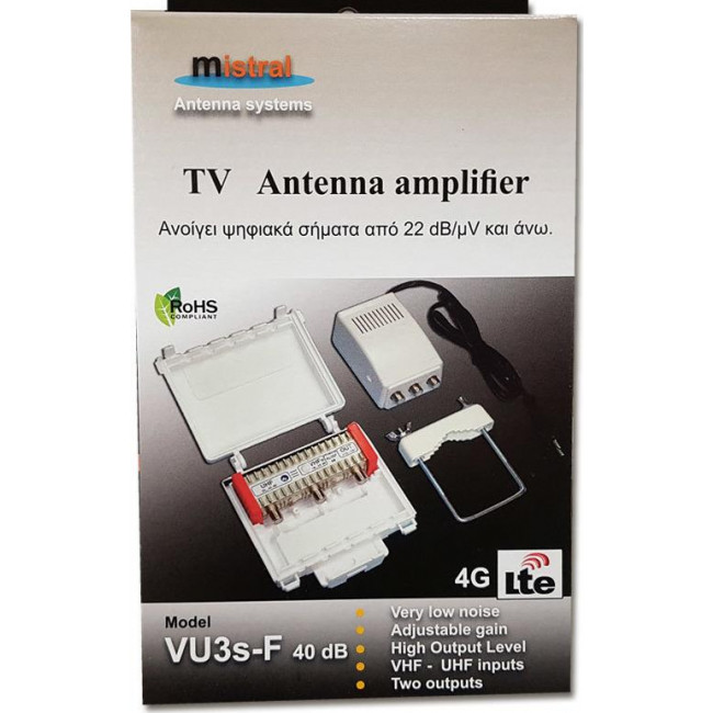 Ενισχυτής Ιστού 40dB VU40-5G-F MISTRAL