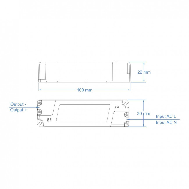 Τροφοδοτικό 15W Με Έξοδο 12VDC 1.25A CUBALUX