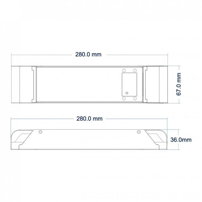 Τροφοδοτικό 150W Με Έξοδο 24VDC 6.25A Dimmable CUBALUX