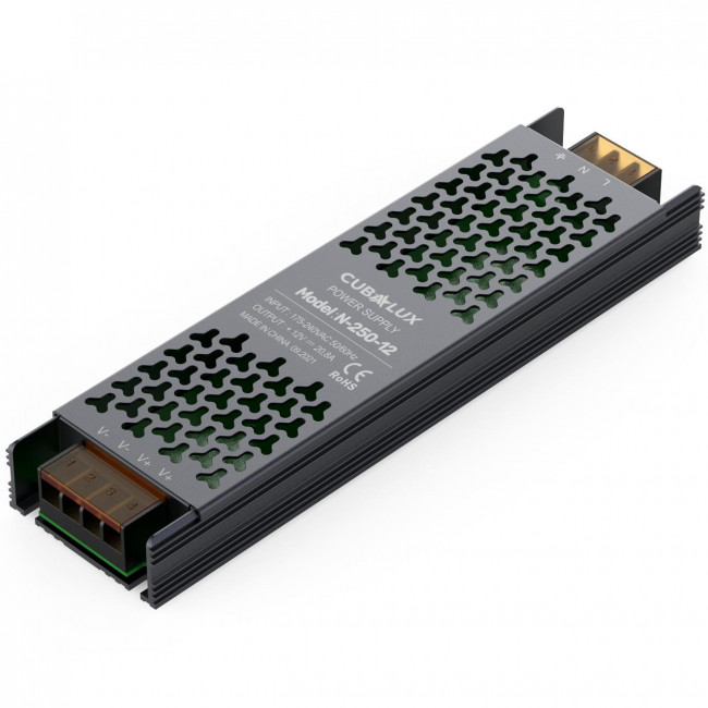 Τροφοδοτικό 250W Με Έξοδο 12VDC 20.8A CUBALUX
