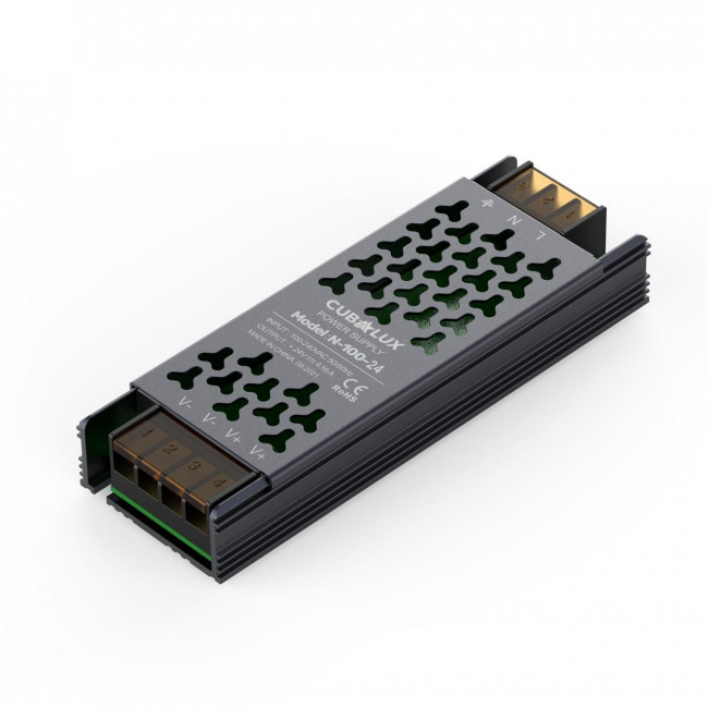 Τροφοδοτικό 100W Με Έξοδο 24VDC 4.17A CUBALUX