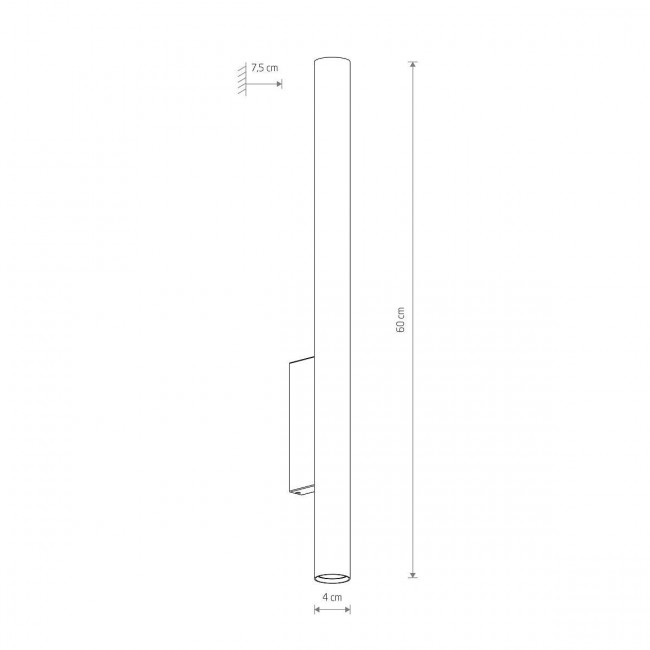 Απλίκα Δίφωτη GU10 Μαύρο Fourty Wall 10759 NOWODVORSKI