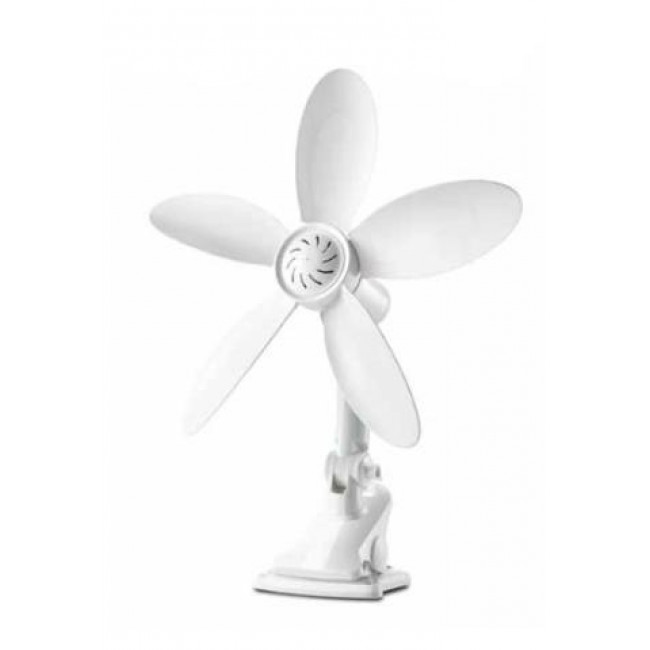 Ανεμιστήρας Επιτραπέζιος 7W D33 Λευκό Με Κλιπ LINEME