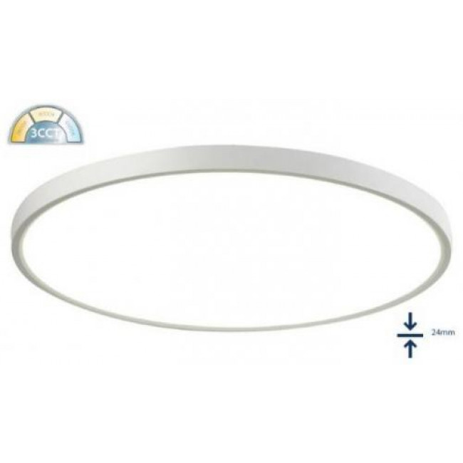 Πλαφονιέρα LED 32W 3000k-6000k Λευκό 05-00450-1 FOS ME