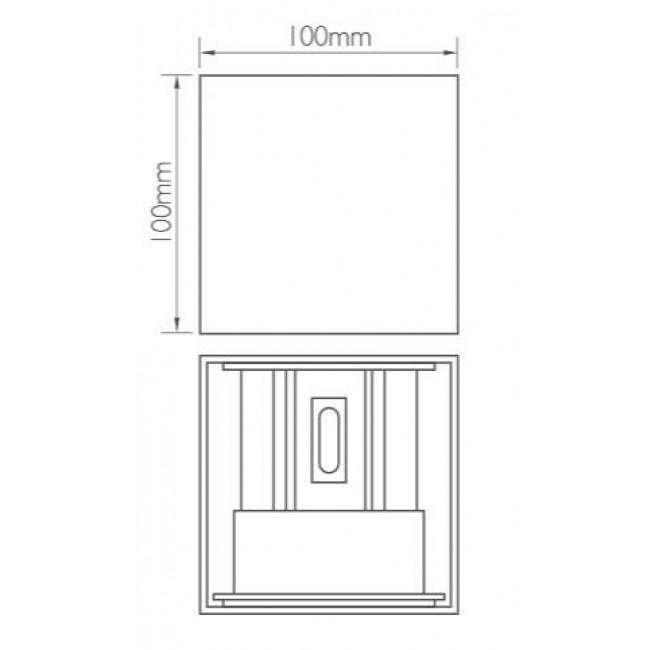 Απλίκα LED 10W 3000K Λευκό 17-100666-1 FOS ME