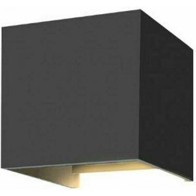 Απλίκα LED 10W 3000K Ανθρακί 17-100666-19 FOS ME