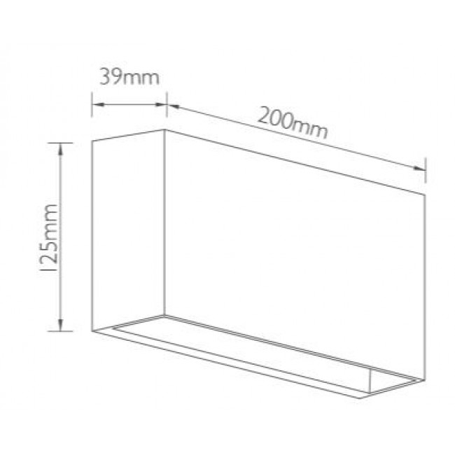 Απλίκα LED 12W 4000K Γκρι 21-4108-10 FOS ME
