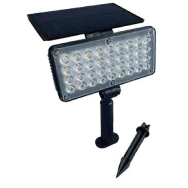 Ηλιακό Φωτιστικό LED 5W 6000Κ Μαύρο 47-00208 FOS ME