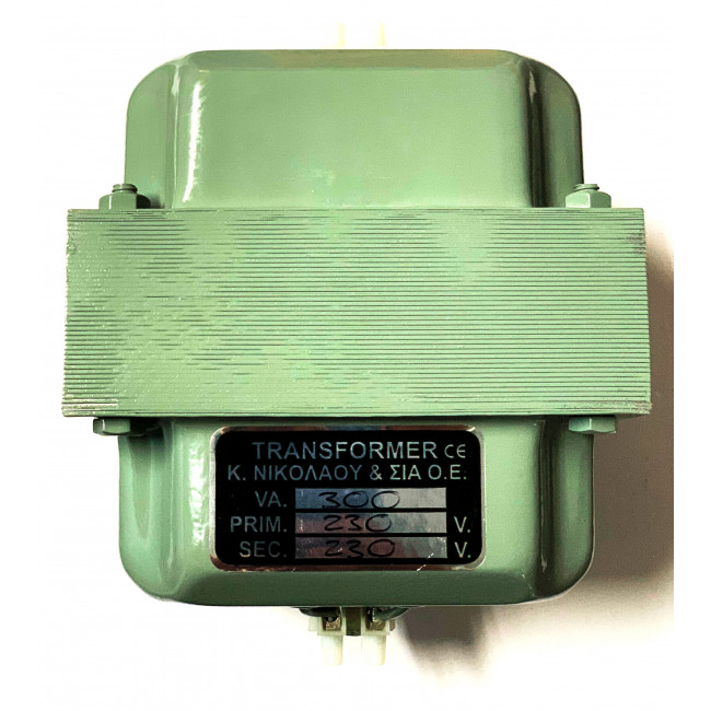 Μετασχηματιστής Μονοφασικός 1200VA 230V σε 230V ΝΙΚΟΛΑΟΥ