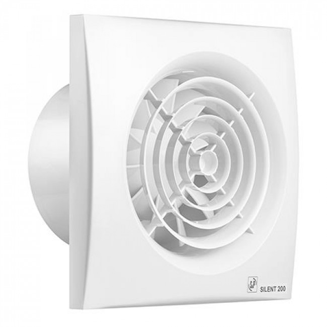 Εξαεριστήρας Μπάνιου Για Σωλήνα 120mm Λευκός SILENT 200 CZ S&P