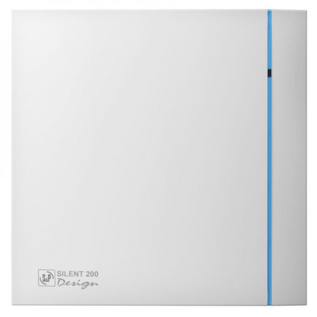 Εξαεριστήρας Μπάνιου Για Σωλήνα 120mm Λευκός SILENT DESIGN 200 CZ S&P