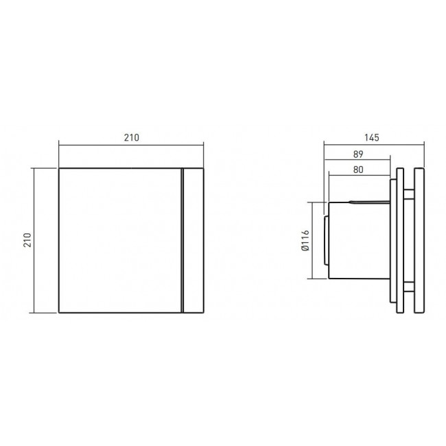 Εξαεριστήρας Μπάνιου Για Σωλήνα 120mm Λευκός SILENT DESIGN 200 CZ S&P