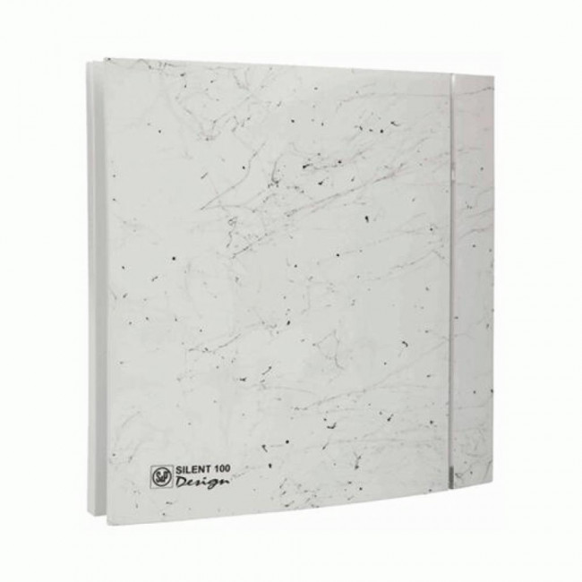 Εξαεριστήρας Μπάνιου Για Σωλήνα 100mm Μάρμαρο SILENT DESIGN 100 CZ S&P