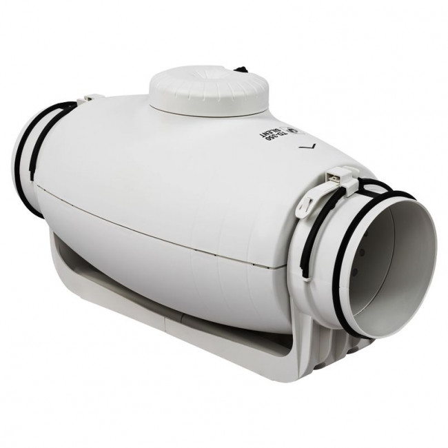 Εξαεριστήρας Ενδιάμεσος Αγωγού 125mm Λευκός TD-350/125 S&P