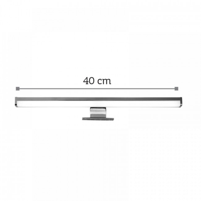Απλίκα Μπάνιου LED 10W 4000k Χρώμιο 1043-Β INLIGHT
