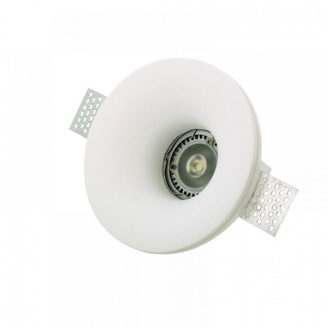 Σποτ Χωνευτό GU10 Λευκό Γύψος Σταθερό X0002 INLIGHT