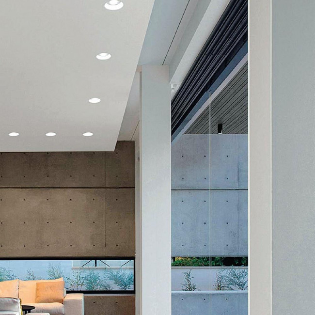 Σποτ Χωνευτό GU10 Λευκό Γύψος Σταθερό X0002 INLIGHT