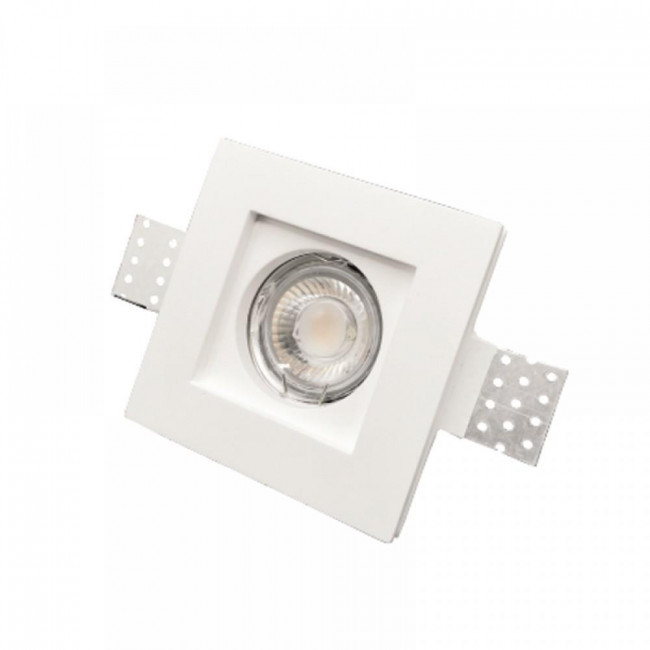 Σποτ Χωνευτό GU10 Λευκό Γύψος Σταθερό Χ0005 INLIGHT