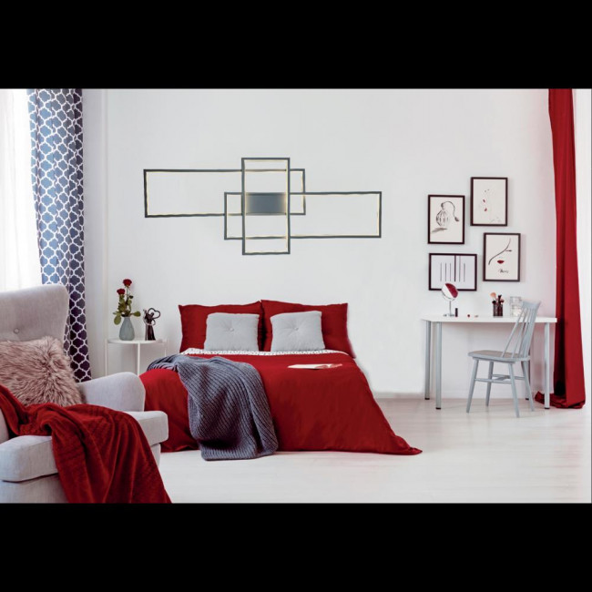 Απλίκα LED 80W 3000k Μαύρο 6158-BL INLIGHT