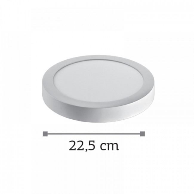 Πάνελ LED Επίτοιχο 20W 4000K Στρογγυλό Λευκό 2.20.04.2 INLIGHT