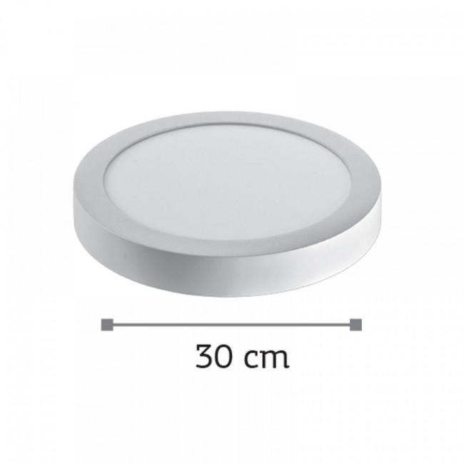 Πάνελ LED Επίτοιχο 24W 4000K Στρογγυλό Λευκό 2.24.04.2 INLIGHT