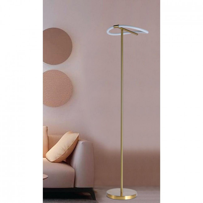 Φωτιστικό Δαπέδου LED 20W 3000k Χρυσό Και Λευκό 45011-GL INLIGHT